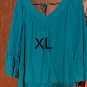 Turquoise top